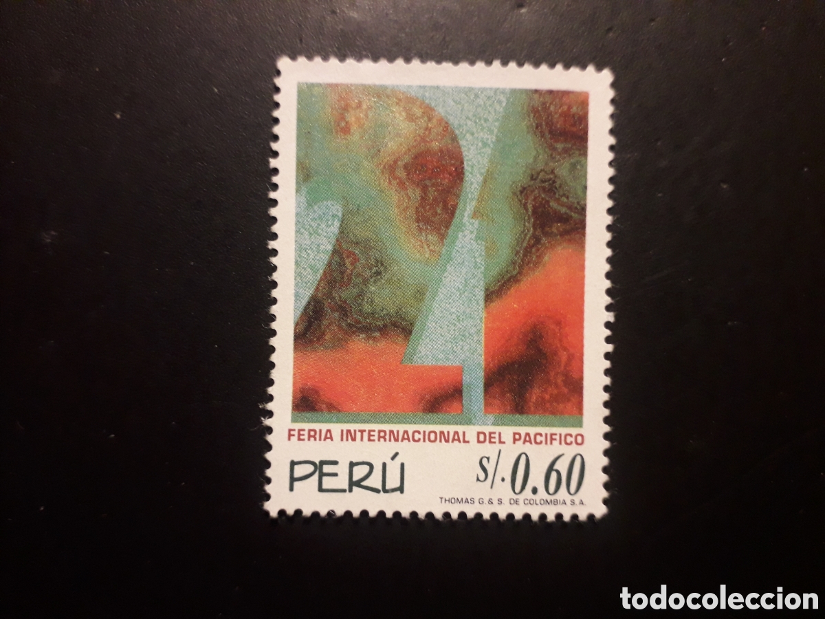 Sellos: PER&Uacute;, YVERT 1078 SERIE COMPLETA USADA 1996 FERIA INTERNACIONAL DEL PAC&Iacute;FICO PEDIDO M&Iacute;NIMO 3&euro;
