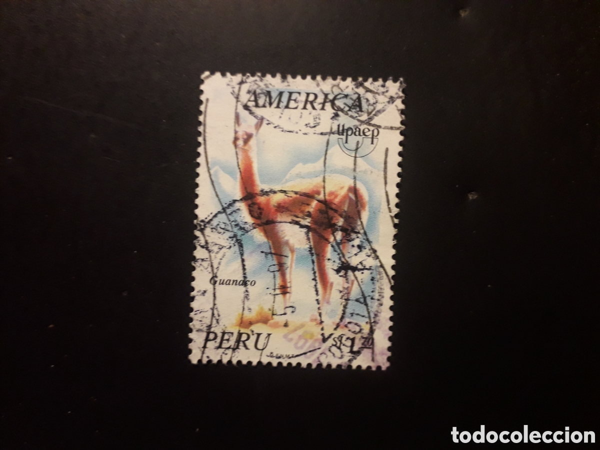 Sellos: PER&Uacute;, YVERT 1053 SERIE COMPLETA USADA 1995 AM&Eacute;RICA UPAEP FAUNA GUAMACO PEDIDO M&Iacute;NIMO 3&euro;