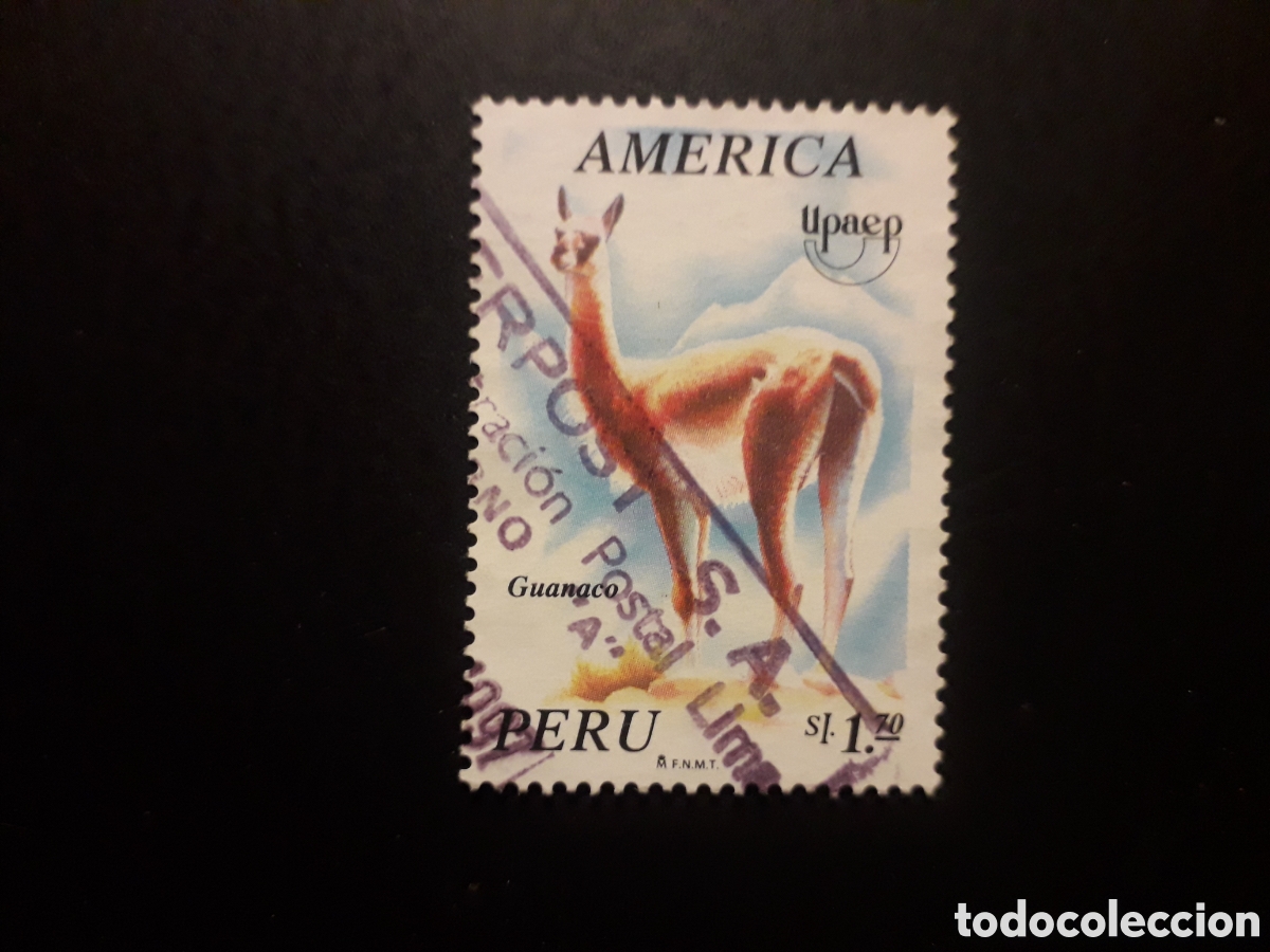 Sellos: PER&Uacute;, YVERT 1053 SERIE COMPLETA USADA 1995 AM&Eacute;RICA UPAEP FAUNA GUAMACO PEDIDO M&Iacute;NIMO 3&euro;