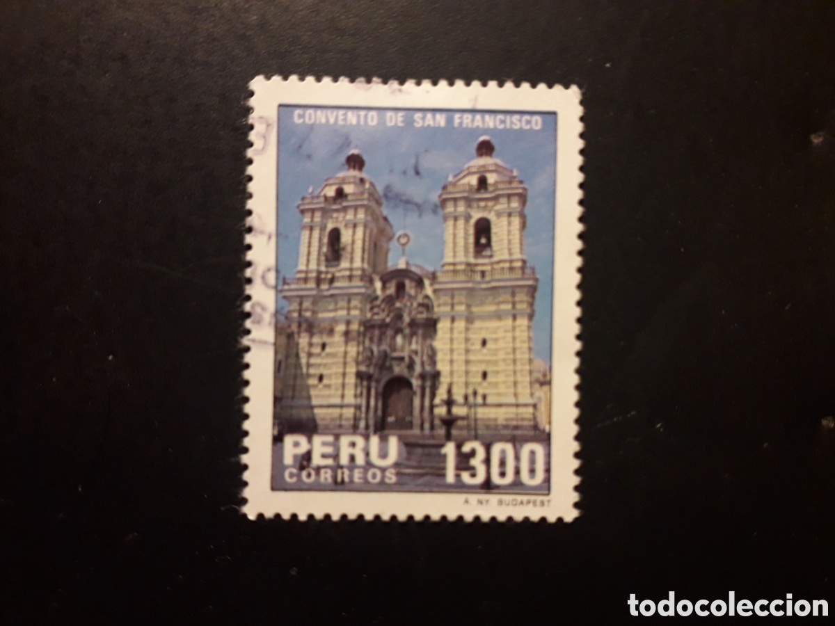 Sellos: PER&Uacute;, YVERT 811 SERIE COMPLETA USADA 1985 IGLESIA DE SAN FRANCISCO PEDIDO M&Iacute;NIMO 3&euro;