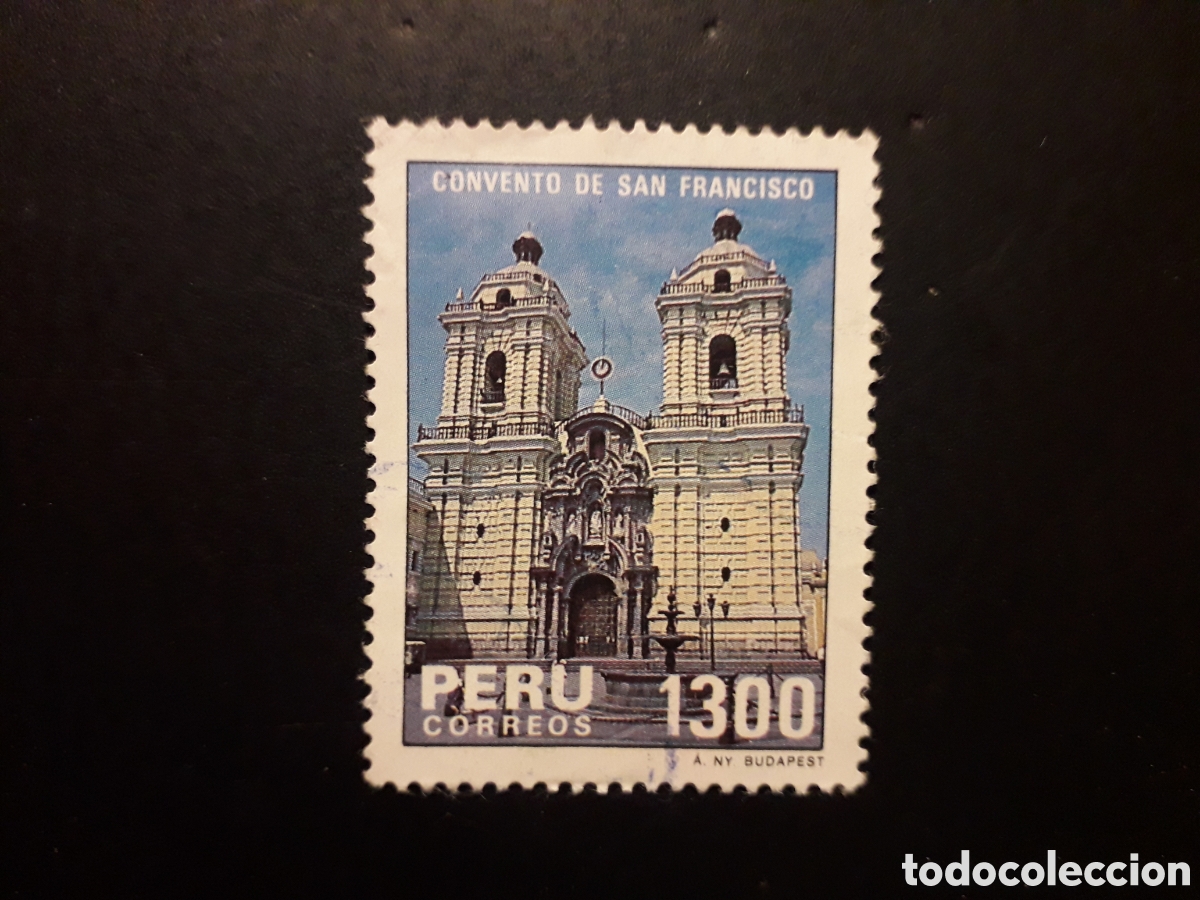 Sellos: PER&Uacute;, YVERT 811 SERIE COMPLETA USADA 1985 IGLESIA DE SAN FRANCISCO PEDIDO M&Iacute;NIMO 3&euro;