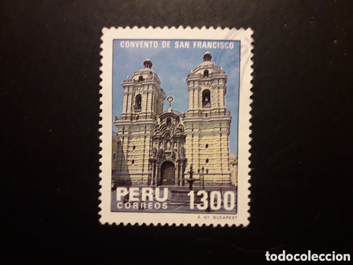 Sellos: PER&Uacute;, YVERT 811 SERIE COMPLETA USADA 1985 IGLESIA DE SAN FRANCISCO PEDIDO M&Iacute;NIMO 3&euro;