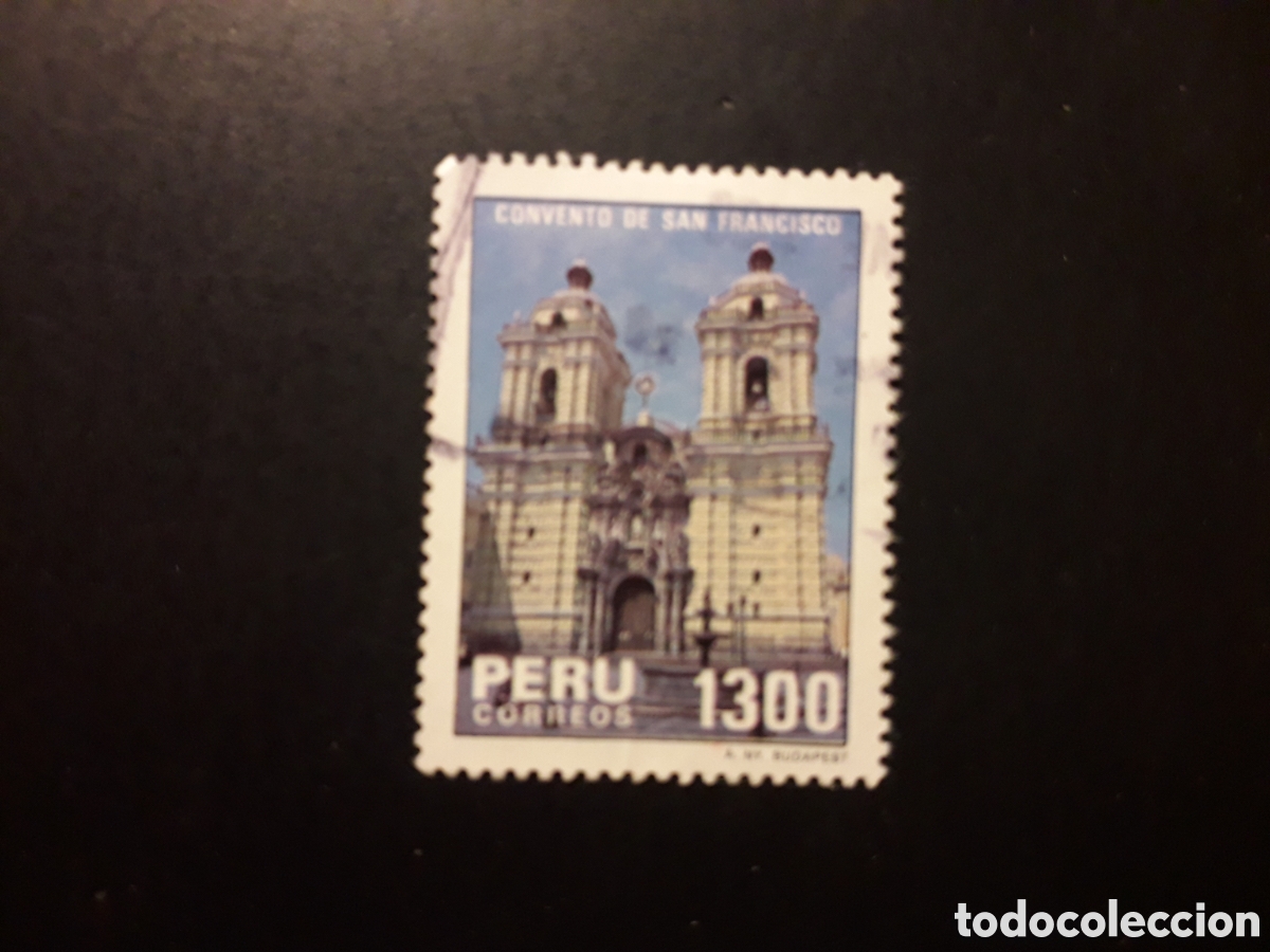 Sellos: PER&Uacute;, YVERT 811 SERIE COMPLETA USADA 1985 IGLESIA DE SAN FRANCISCO PEDIDO M&Iacute;NIMO 3&euro;