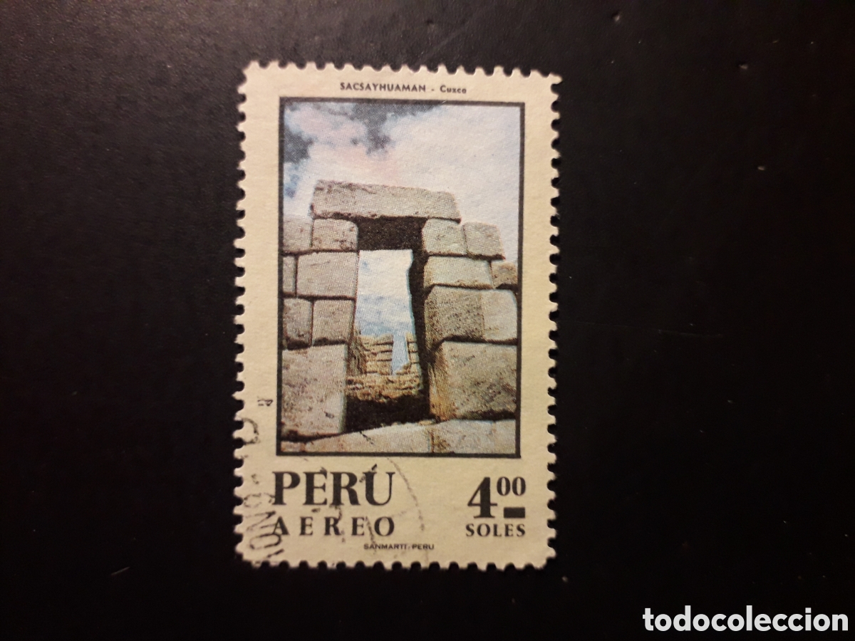 Sellos: PER&Uacute; YVERT A 274 SELLO SUELTO USADO 1970 TURISMO, SACSAYHUAMAN, CUZCO PEDIDO M&Iacute;NIMO 3&euro;