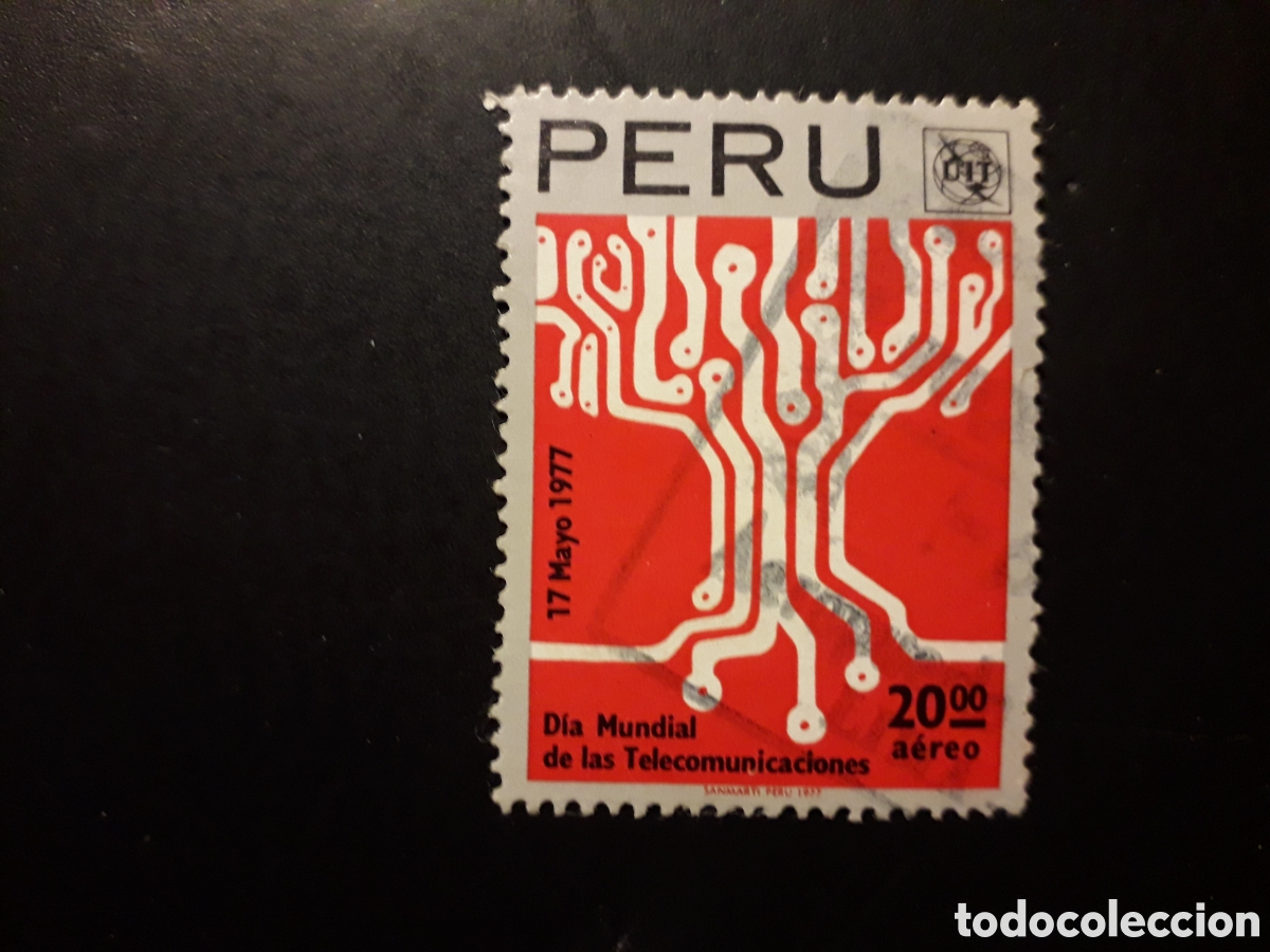Sellos: PER&Uacute; YVERT A 440 SERIE COMPLETA USADA 1977 TELECOMUNICACIONES PEDIDO M&Iacute;NIMO 3&euro;