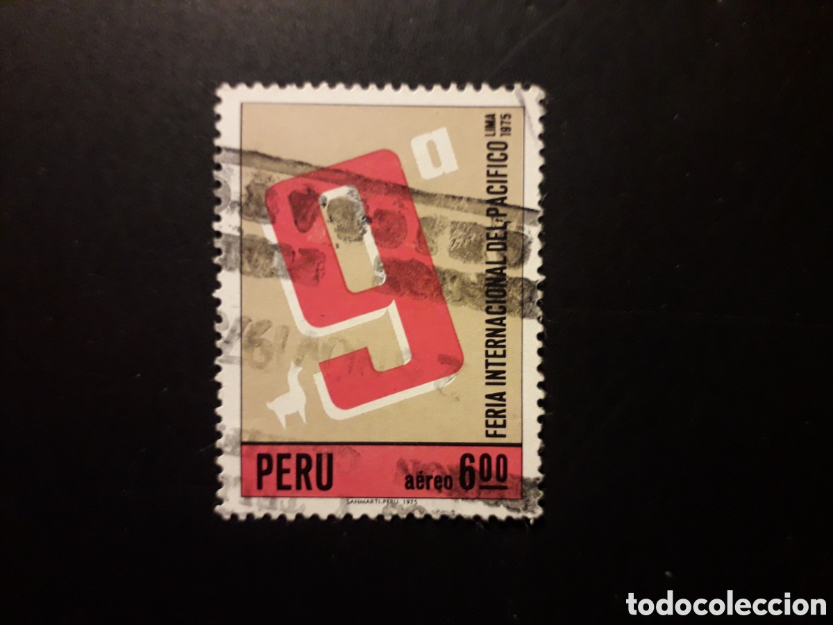 Sellos: PER&Uacute; YVERT A 407 SERIE COMPLETA USADA 1975 FERIA DEL PAC&Iacute;FICO PEDIDO M&Iacute;NIMO 3&euro;
