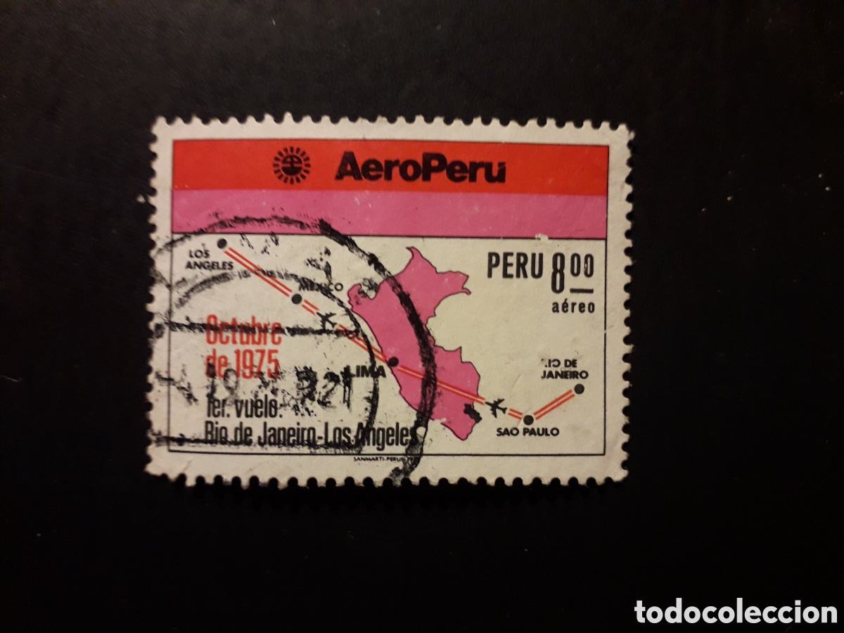 Sellos: PER&Uacute; YVERT A 406 SERIE COMPLETA USADA 1975 MAPAS PEDIDO M&Iacute;NIMO 3&euro;