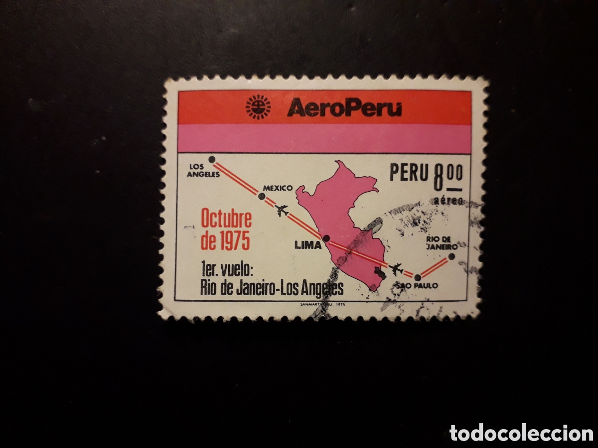 Sellos: PER&Uacute; YVERT A 406 SERIE COMPLETA USADA 1975 MAPAS PEDIDO M&Iacute;NIMO 3&euro;