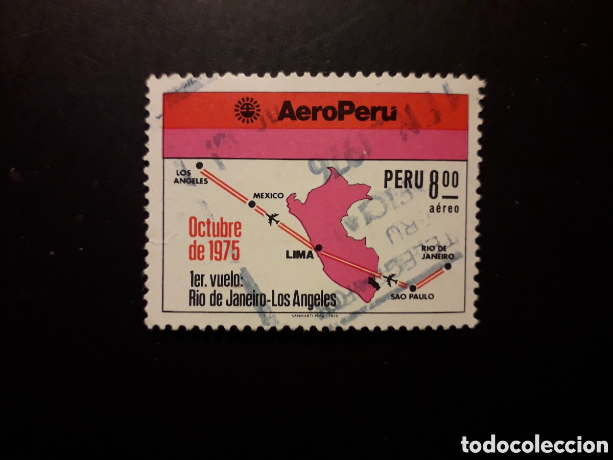 Sellos: PER&Uacute; YVERT A 406 SERIE COMPLETA USADA 1975 MAPAS PEDIDO M&Iacute;NIMO 3&euro;