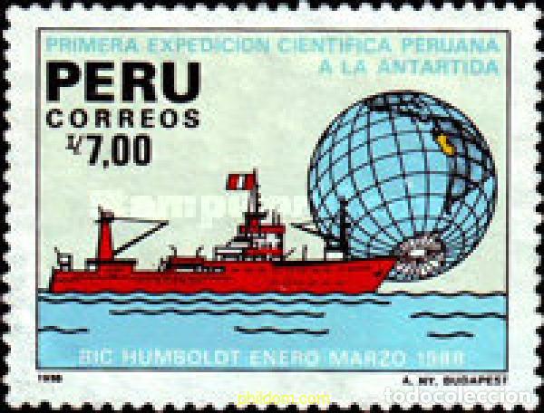Sellos: 351500 MNH PERU 1988 EXPEDICION A LA ANTARTIDA