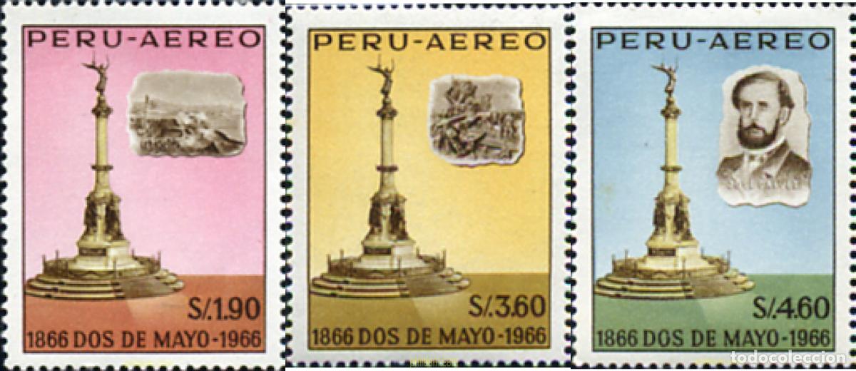 Sellos: 352177 MNH PERU 1966 2 DE MAYO