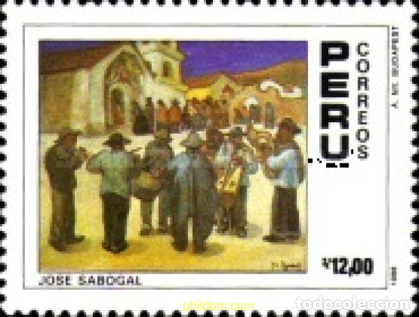 Sellos: 351458 MNH PERU 1988 JOSE SABOGAL
