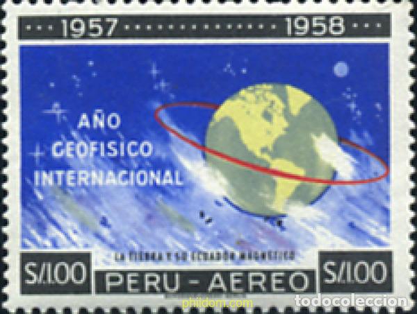 Sellos: 352170 MNH PERU 1961 A&Ntilde;O GEOFISICO INTERNACIONAL