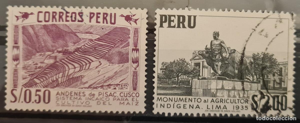 Briefmarken: Serie de sellos usados de Per&uacute; 1957-59