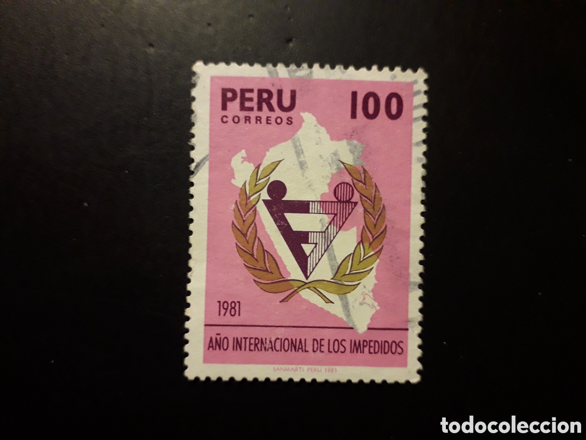 Sellos: PER&Uacute; YVERT 703 SERIE COMPLETA USADA 1981 A&Ntilde;O PERSONAS DISCAPACITADAS PEDIDO M&Iacute;NIMO 3&euro;
