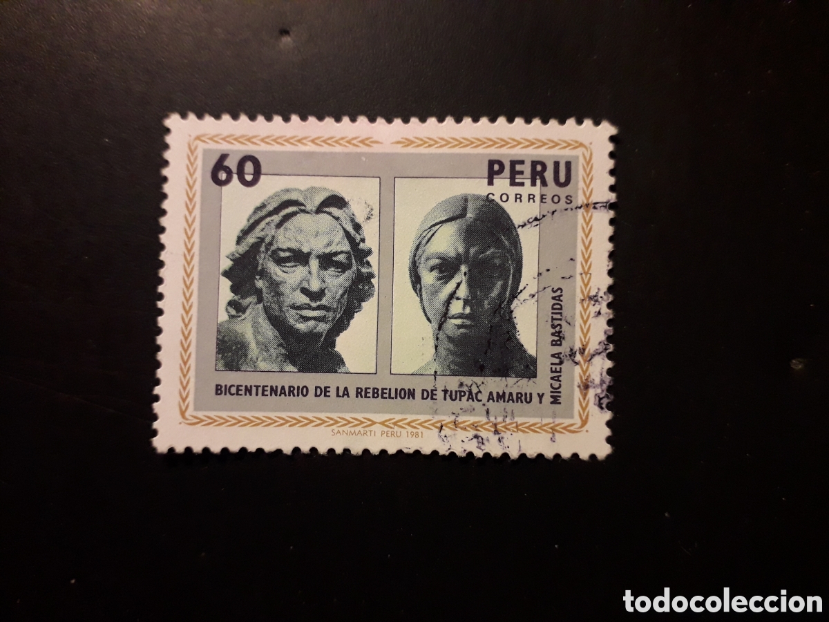Sellos: PER&Uacute; YVERT 684 SERIE COMPLETA USADA 1981 REBELI&Oacute;N DE TUPAC AMARU PEDIDO M&Iacute;NIMO 3&euro;