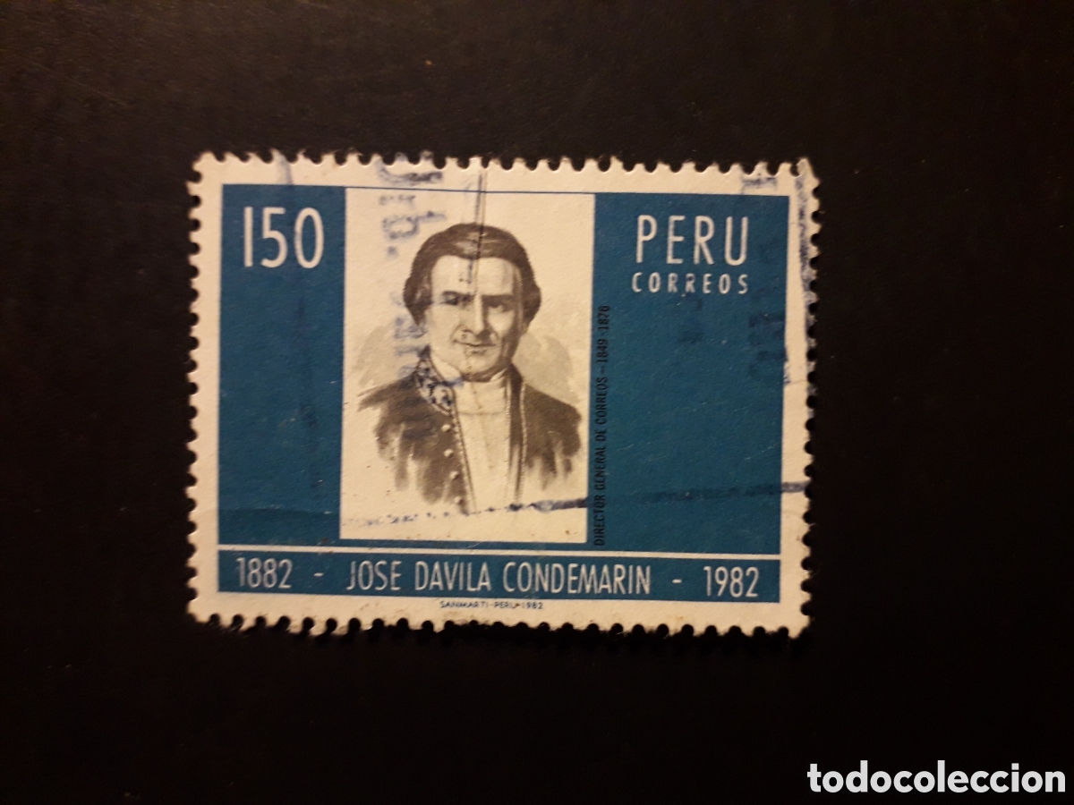 Sellos: PER&Uacute; YVERT 738 SELLO SUELTO USADO 1982 PERSONAJES PEDIDO M&Iacute;NIMO 3&euro;