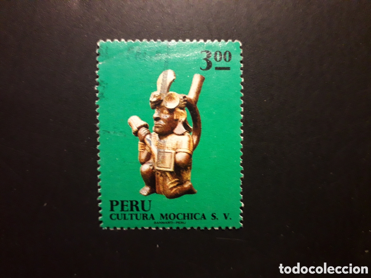 Sellos: PER&Uacute; YVERT 567 SELLO SUELTO USADO 1972 CER&Aacute;MICA CULTURA MOCHICA PEDIDO M&Iacute;NIMO 3&euro;