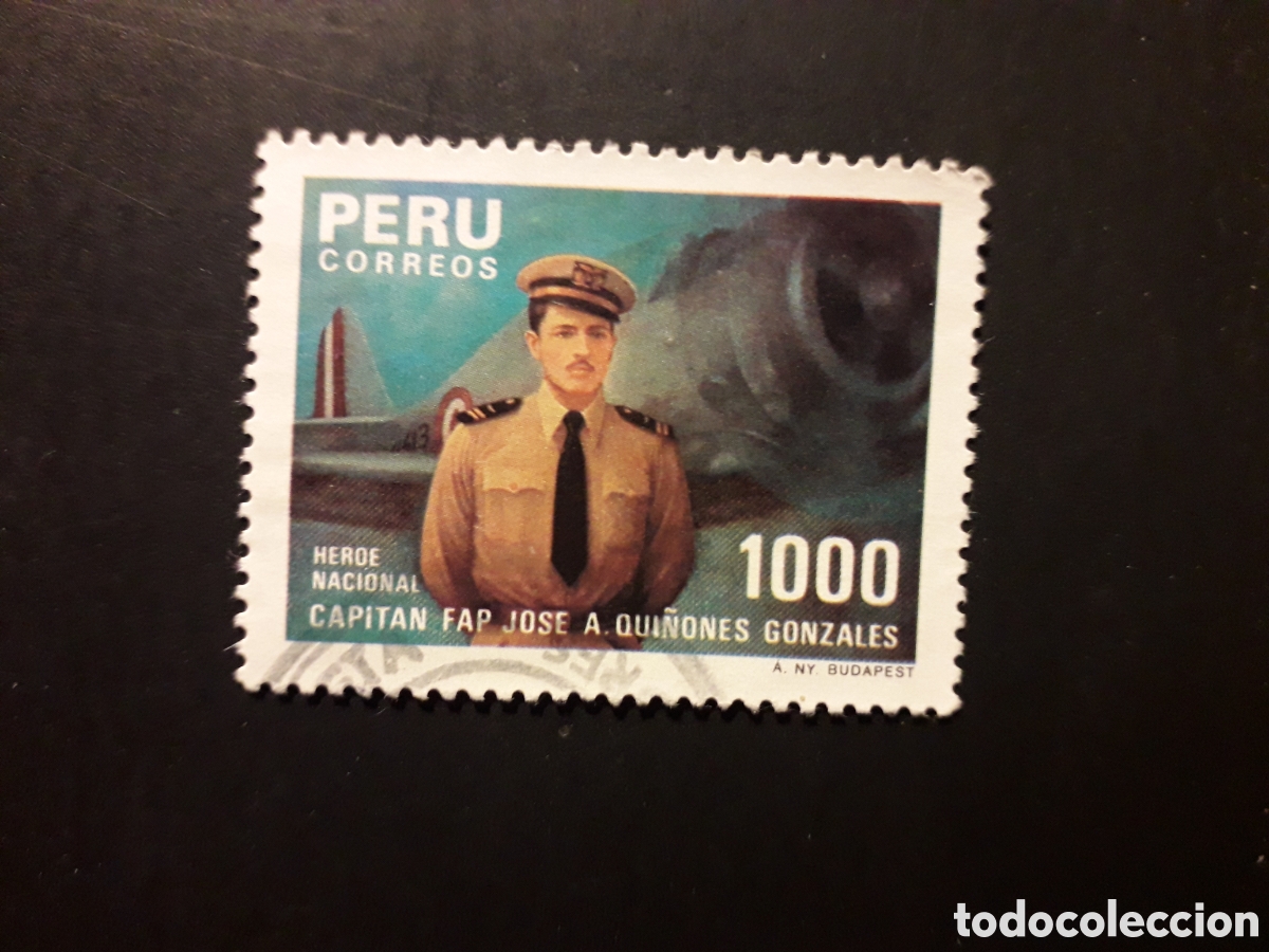 Sellos: PER&Uacute; YVERT 800 SERIE COMPLETA USADA 1985 J A QUI&Ntilde;ONES GONZ&Aacute;LEZ, H&Eacute;ROE NACIONAL PEDIDO M&Iacute;NIMO 3&euro;