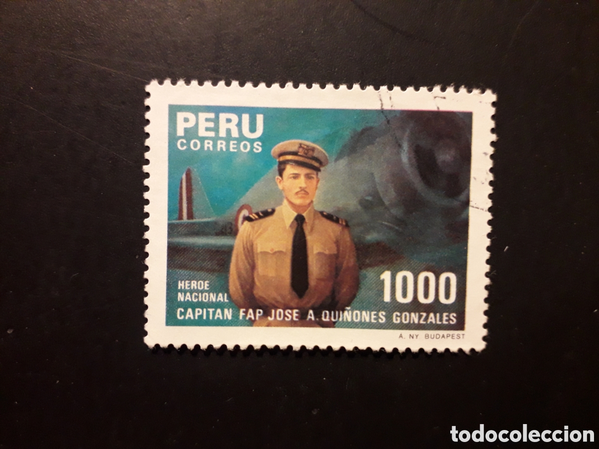 Sellos: PER&Uacute; YVERT 800 SERIE COMPLETA USADA 1985 J A QUI&Ntilde;ONES GONZ&Aacute;LEZ, H&Eacute;ROE NACIONAL PEDIDO M&Iacute;NIMO 3&euro;