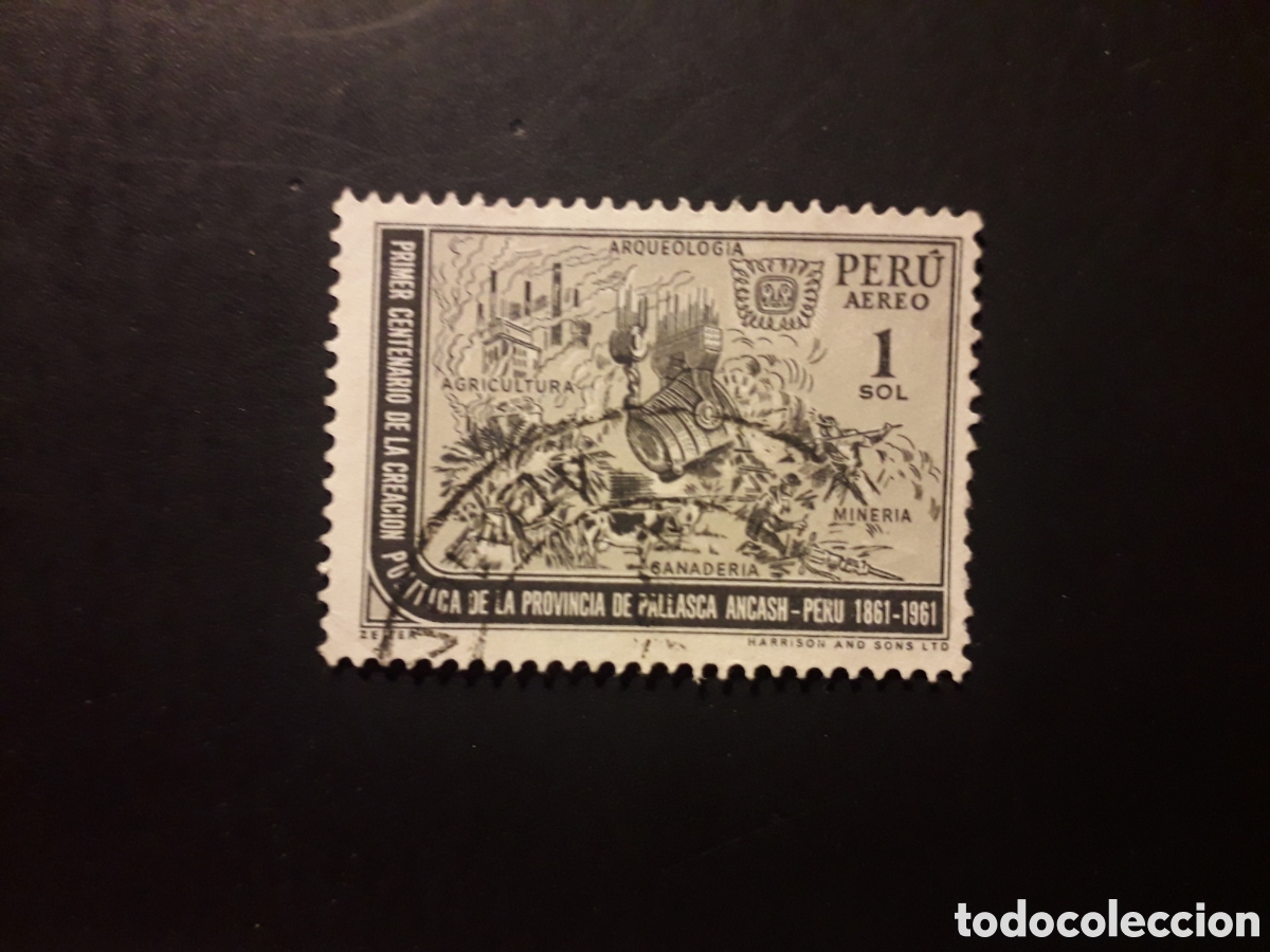 Sellos: PER&Uacute; YVERT A 175 SERIE COMPLETA USADA 1962 PROVINCIA DE PALLASCA, MINER&Iacute;A PEDIDO M&Iacute;NIMO 3&euro;