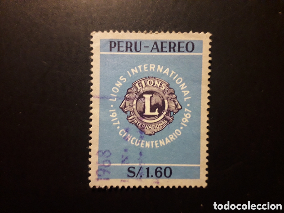Sellos: PER&Uacute; YVERT A 218 SERIE COMPLETA USADA 1967 LIONS INTERNATIONAL PEDIDO M&Iacute;NIMO 3&euro;