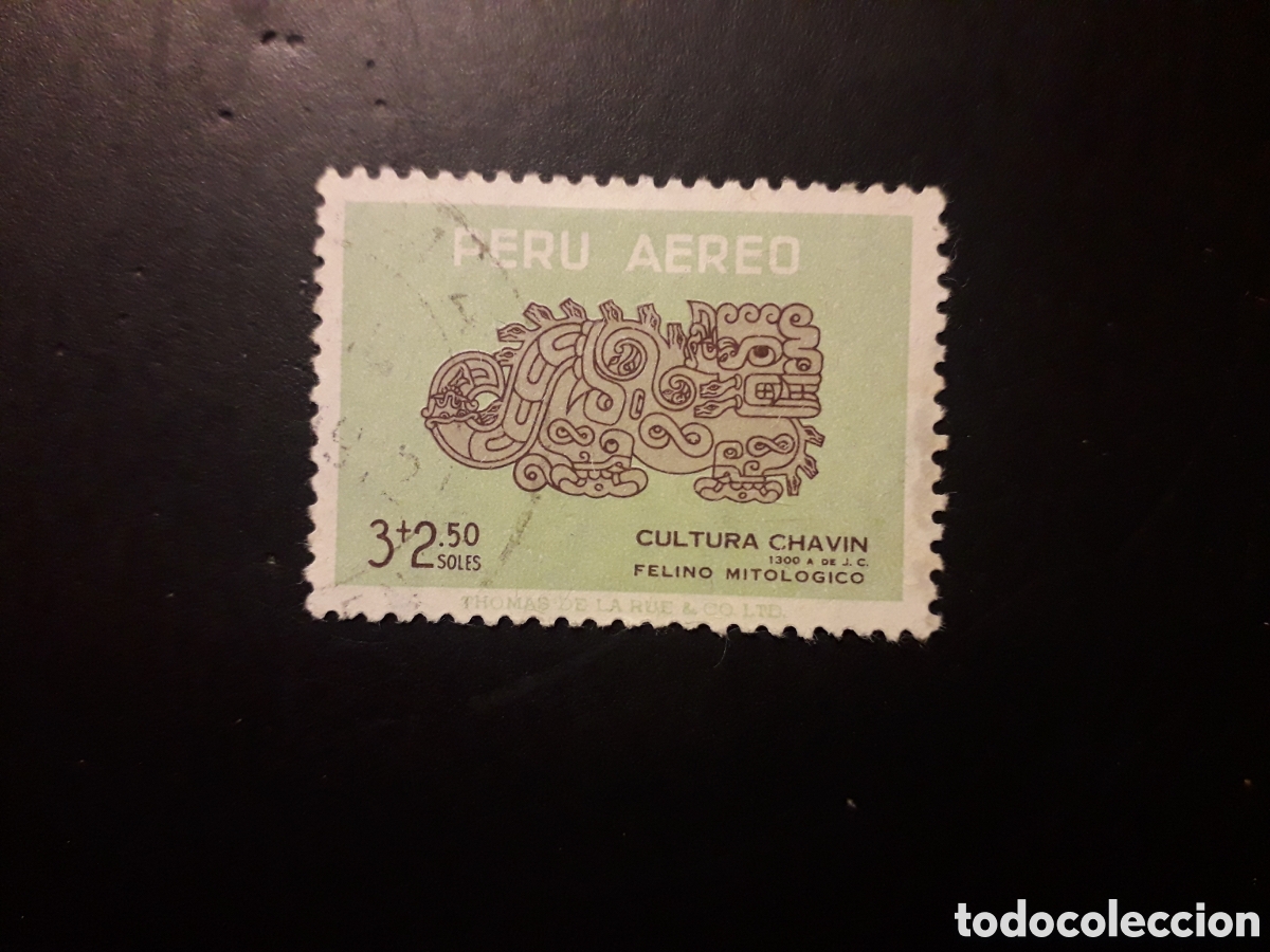 Sellos: PER&Uacute; YVERT A 186 SELLO SUELTO USADO 1963 CULTURAL CHAV&Iacute;N PEDIDO M&Iacute;NIMO 3&euro;
