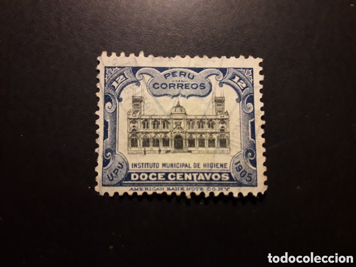 Sellos: PER&Uacute; YVERT 130 SERIE COMPLETA USADA 1905 INSTITUTO DE HIGIENE DE LIMA PEDIDO M&Iacute;NIMO 3&euro;