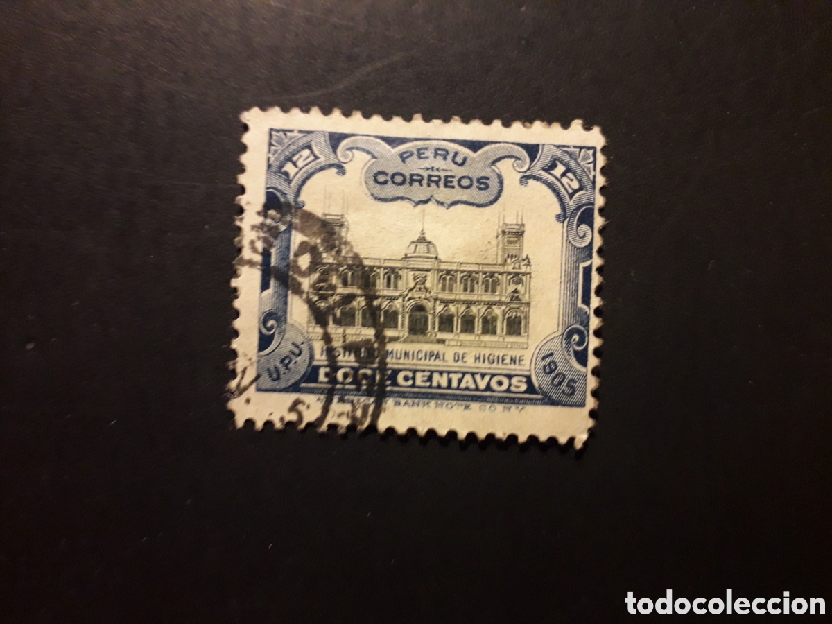 Sellos: PER&Uacute; YVERT 130 SERIE COMPLETA USADA 1905 INSTITUTO DE HIGIENE DE LIMA PEDIDO M&Iacute;NIMO 3&euro;