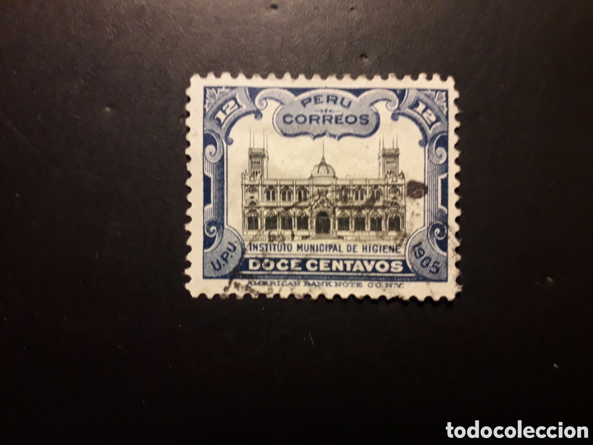 Sellos: PER&Uacute; YVERT 130 SERIE COMPLETA USADA 1905 INSTITUTO DE HIGIENE DE LIMA PEDIDO M&Iacute;NIMO 3&euro;