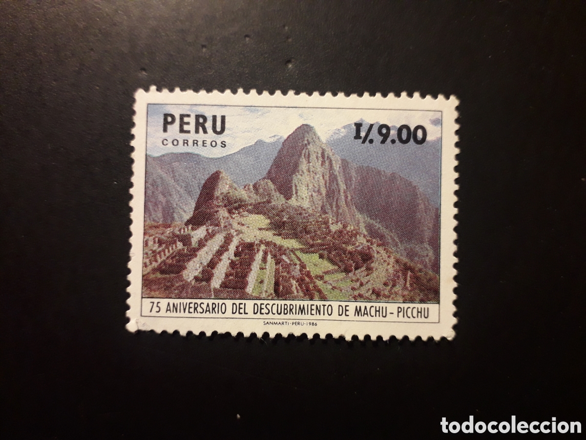 Sellos: PER&Uacute; YVERT 871 SERIE COMPLETA USADA 1987 MACHU PICCHU PEDIDO M&Iacute;NIMO 3&euro;