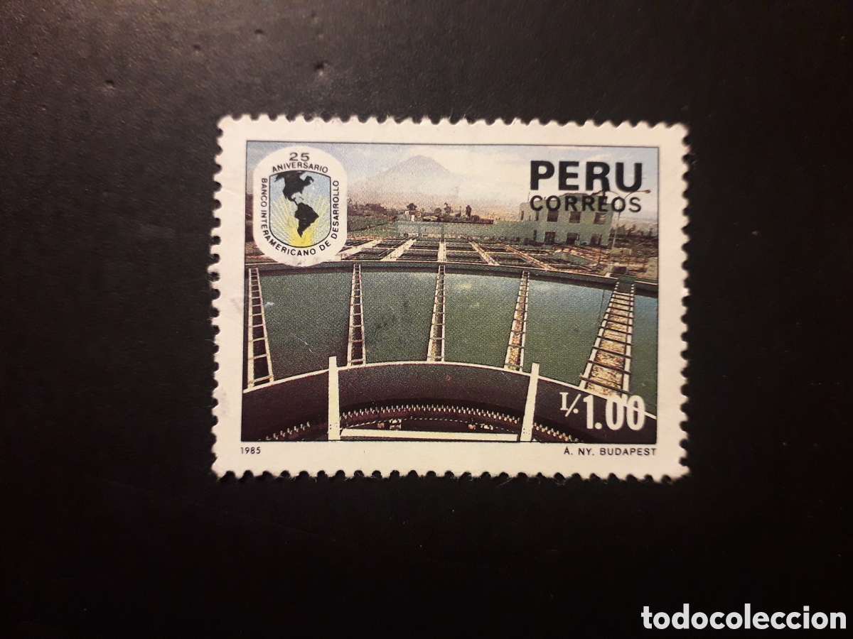 Sellos: PER&Uacute; YVERT 837 SERIE COMPLETA USADA 1986 BANCA INTERAMERICANA DE DESARROLLO PEDIDO M&Iacute;NIMO 3&euro;