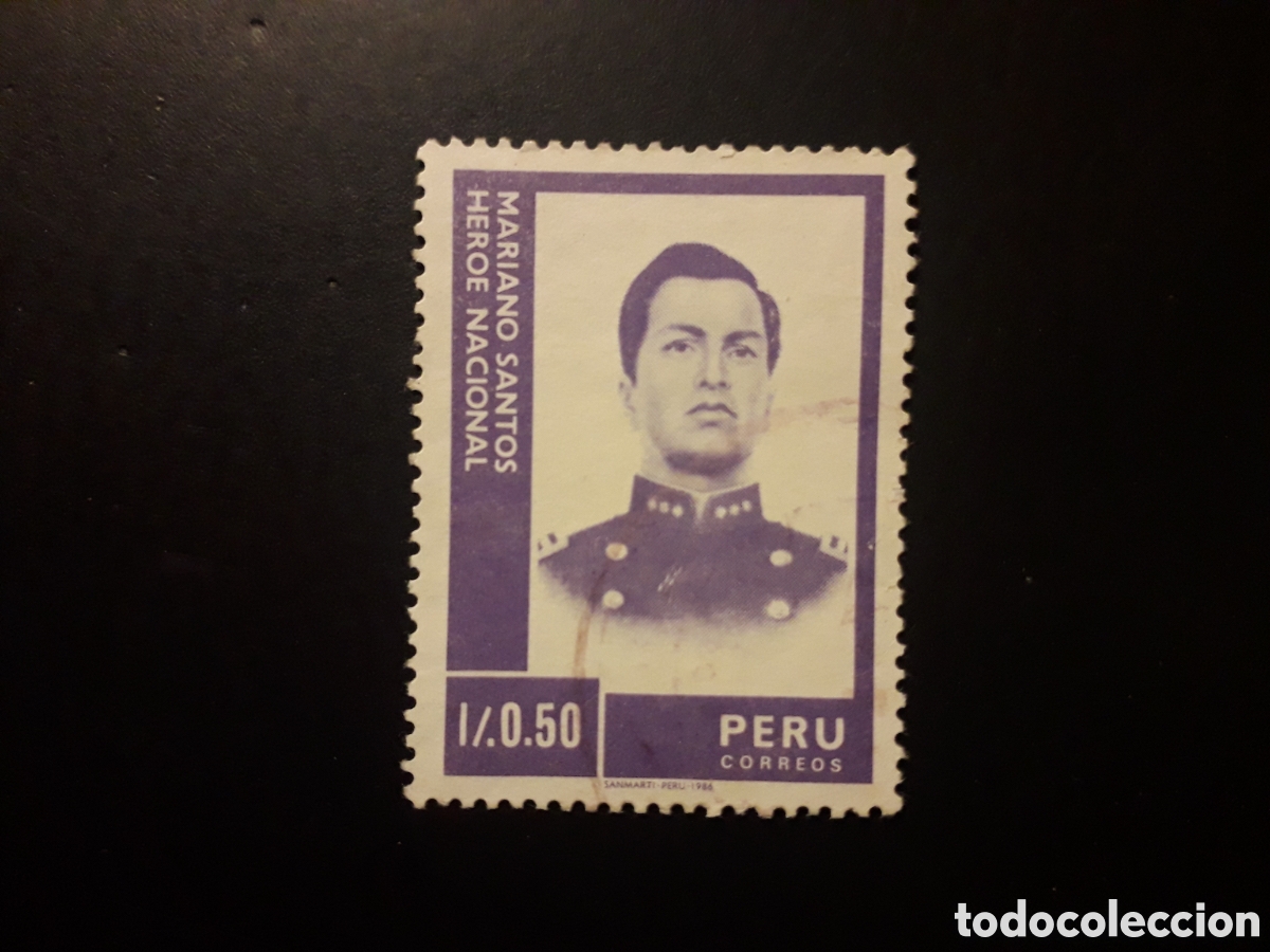 Sellos: PER&Uacute; YVERT 856 SERIE COMPLETA USADA 1987 MARIANO SANTOS, MILITAR PEDIDO M&Iacute;NIMO 3&euro;