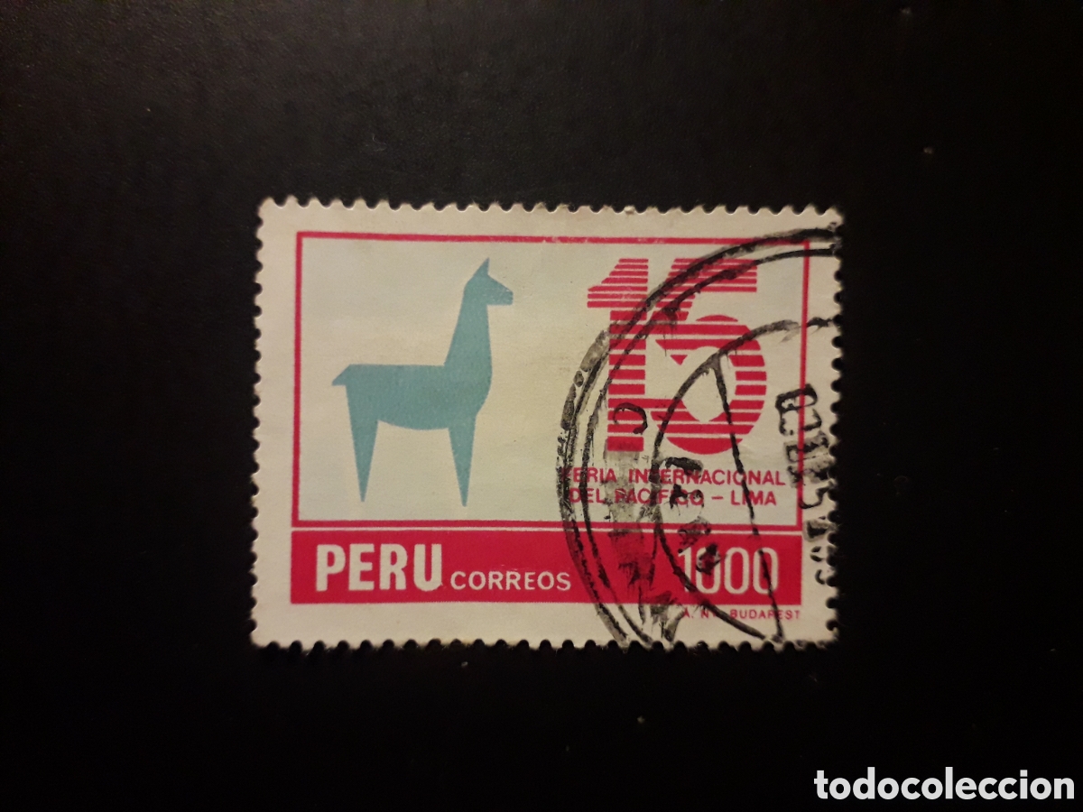 Sellos: PER&Uacute; YVERT 794 SERIE COMPLETA USADA 1984 FAUNA LLAMA, FERIA DEL PAC&Iacute;FICO PEDIDO M&Iacute;NIMO 3&euro;