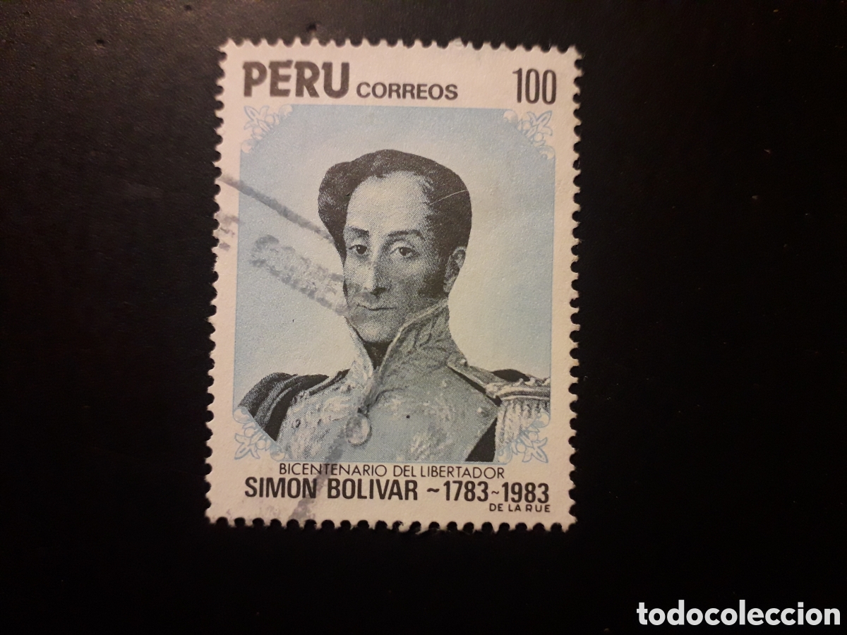 Sellos: PER&Uacute; YVERT 764 SERIE COMPLETA USADA 1983 SIM&Oacute;N BOL&Iacute;VAR PEDIDO M&Iacute;NIMO 3&euro;