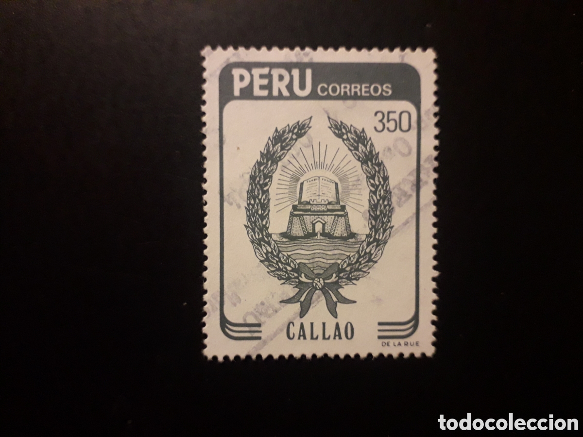 Sellos: PER&Uacute; YVERT 774 SERIE COMPLETA USADA 1984 ESCUDO DE CALLAO PEDIDO M&Iacute;NIMO 3&euro;