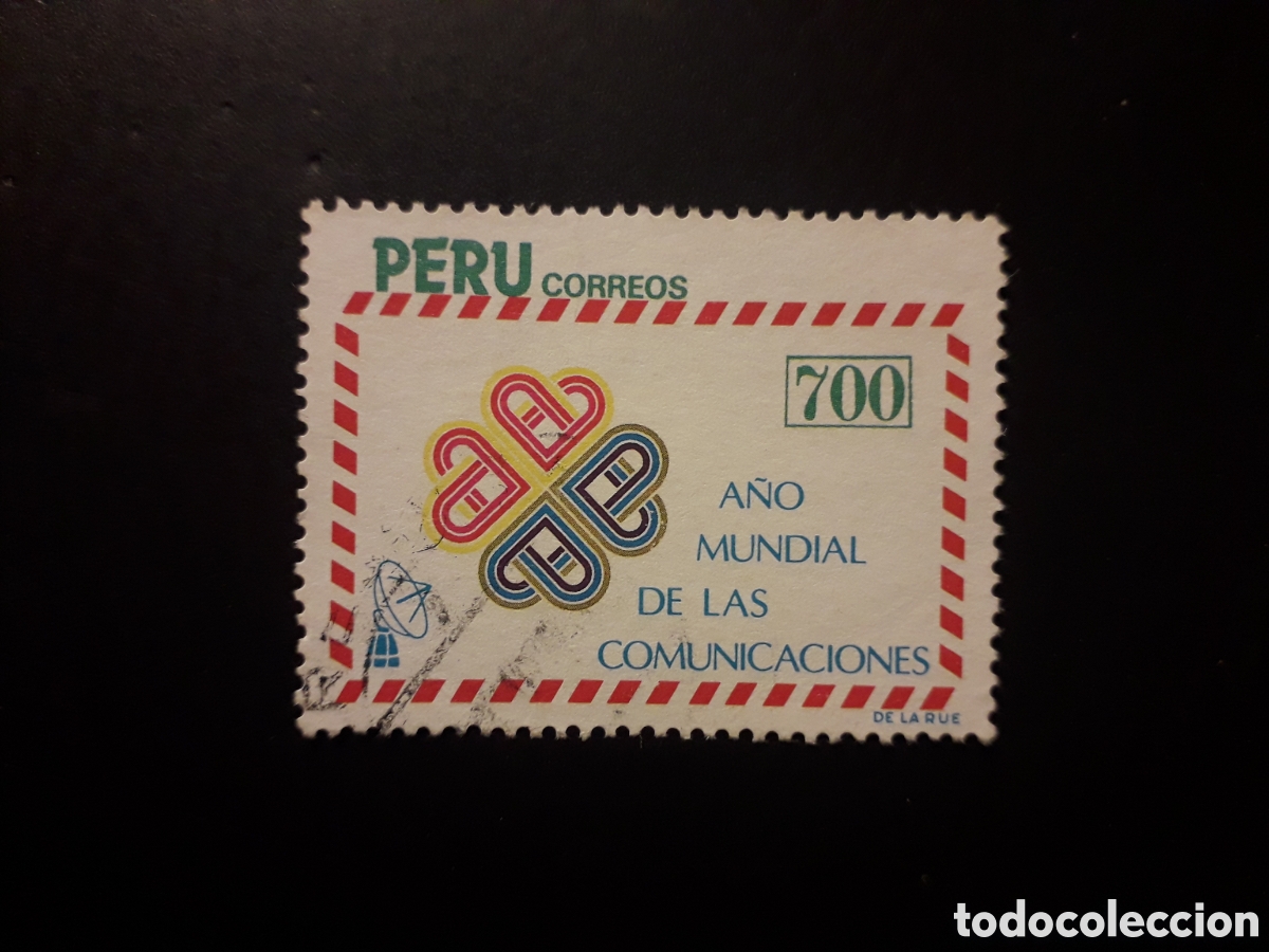 Sellos: PER&Uacute; YVERT 767 SERIE COMPLETA USADA 1984 COMUNICACIONES PEDIDO M&Iacute;NIMO 3&euro;