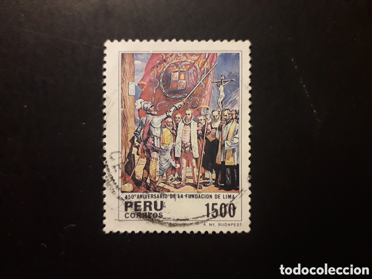 Sellos: PER&Uacute; YVERT 795 SERIE COMPLETA USADA 1985 FUNDACI&Oacute;N DE LIMA, PINTURAS PEDIDO M&Iacute;NIMO 3&euro;