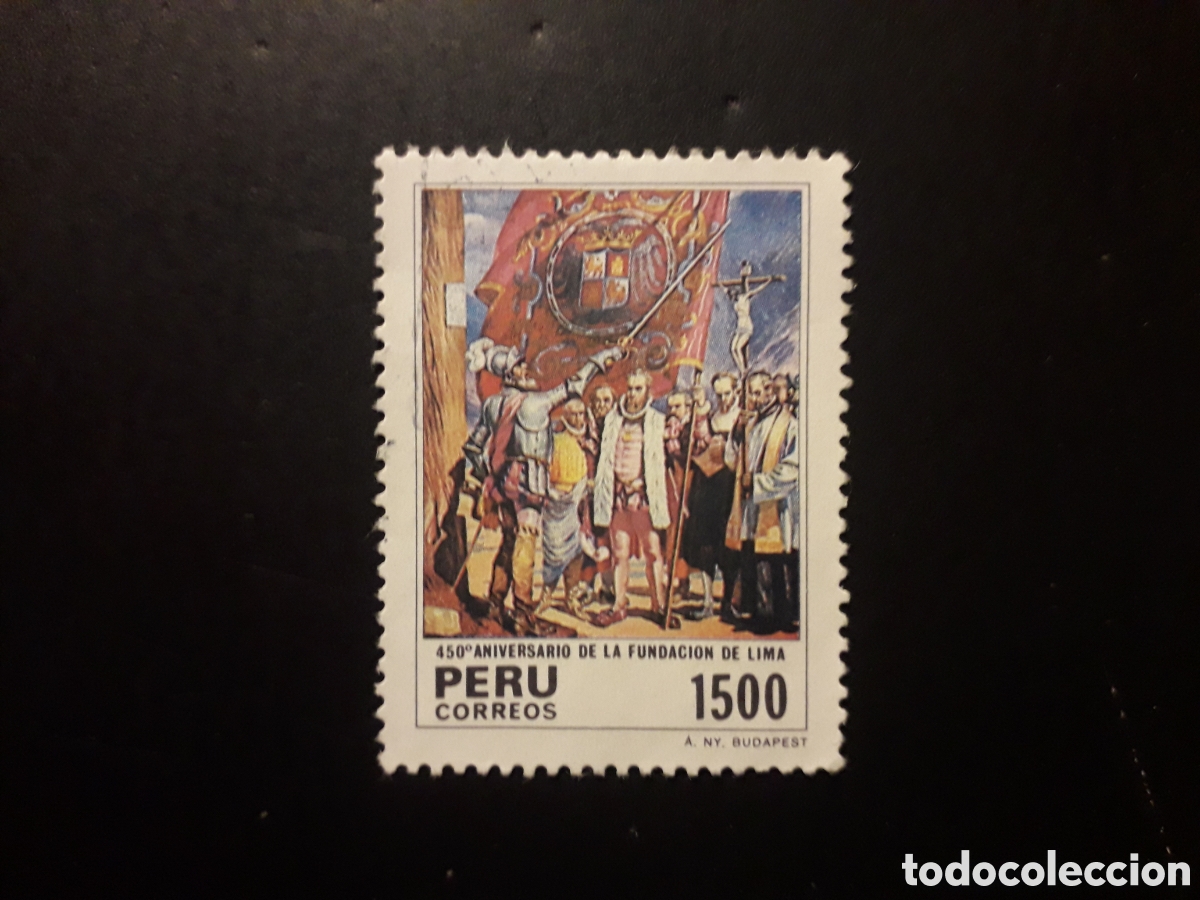 Sellos: PER&Uacute; YVERT 795 SERIE COMPLETA USADA 1985 FUNDACI&Oacute;N DE LIMA, PINTURAS PEDIDO M&Iacute;NIMO 3&euro;