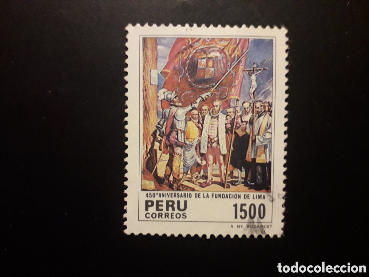 Sellos: PER&Uacute; YVERT 795 SERIE COMPLETA USADA 1985 FUNDACI&Oacute;N DE LIMA, PINTURAS PEDIDO M&Iacute;NIMO 3&euro;
