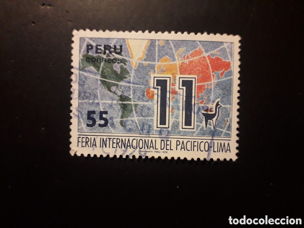Sellos: PER&Uacute; YVERT 666 SERIE COMPLETA USADA 1979 FERIA DEL PAC&Iacute;FICO, MAPAS PEDIDO M&Iacute;NIMO 3&euro;