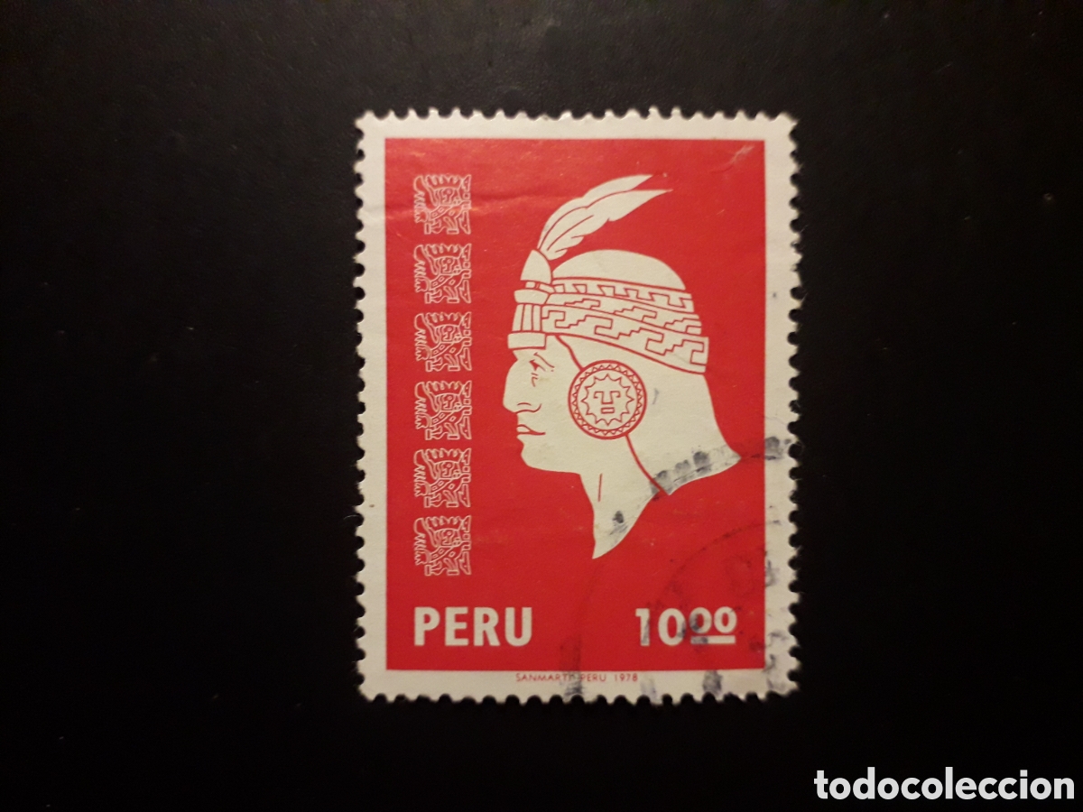 Sellos: PER&Uacute; YVERT 629 SELLO SUELTO USADO 1978 SERIE B&Aacute;SICA, INCA PEDIDO M&Iacute;NIMO 3&euro;