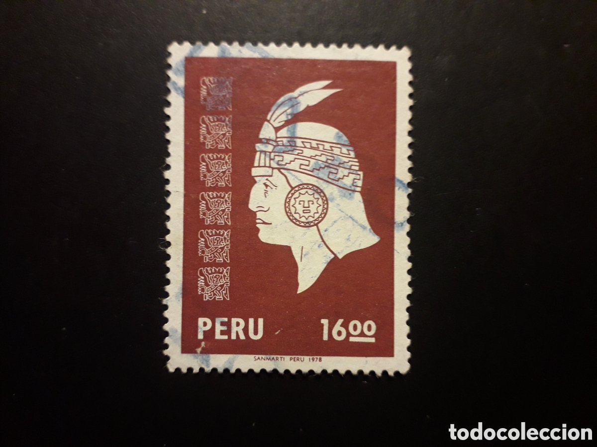 Sellos: PER&Uacute; YVERT 629A SELLO SUELTO USADO 1978 SERIE B&Aacute;SICA, INCA PEDIDO M&Iacute;NIMO 3&euro;