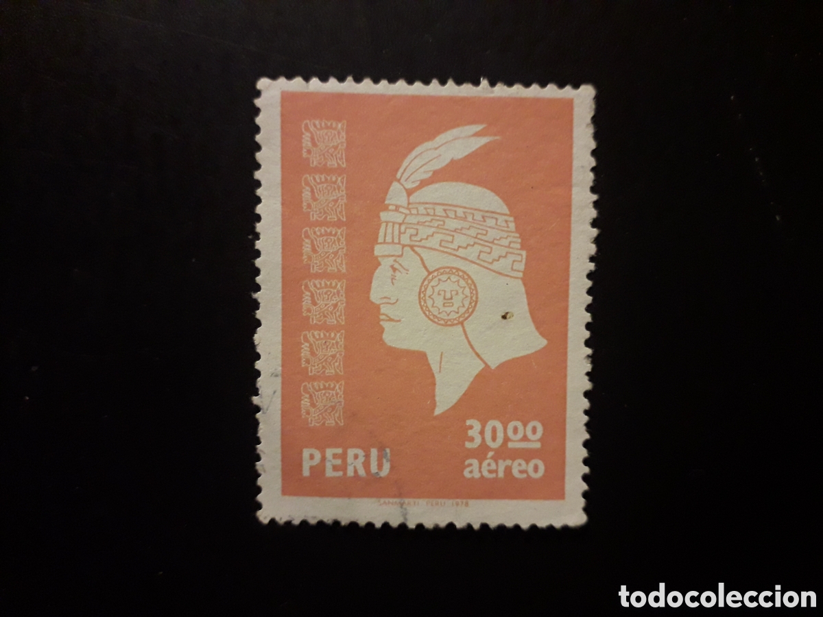 Sellos: PER&Uacute; YVERT A 456 SELLO SUELTO USADO 1978 SERIE B&Aacute;SICA, INCA PEDIDO M&Iacute;NIMO 3&euro;