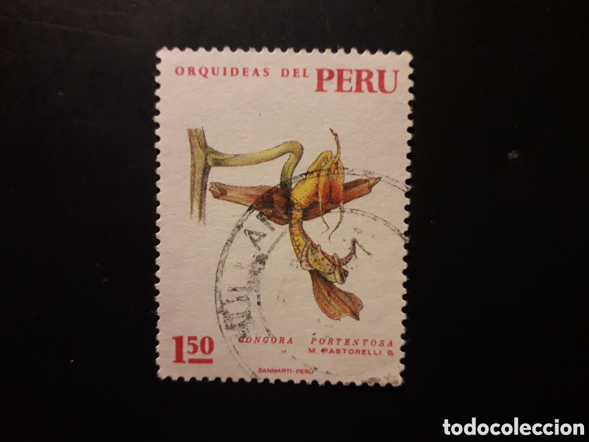 Sellos: PER&Uacute; YVERT 539 SELLO SUELTO USADO 1971 FLORA, FLORES, ORQU&Iacute;DEAS PEDIDO M&Iacute;NIMO 3&euro;