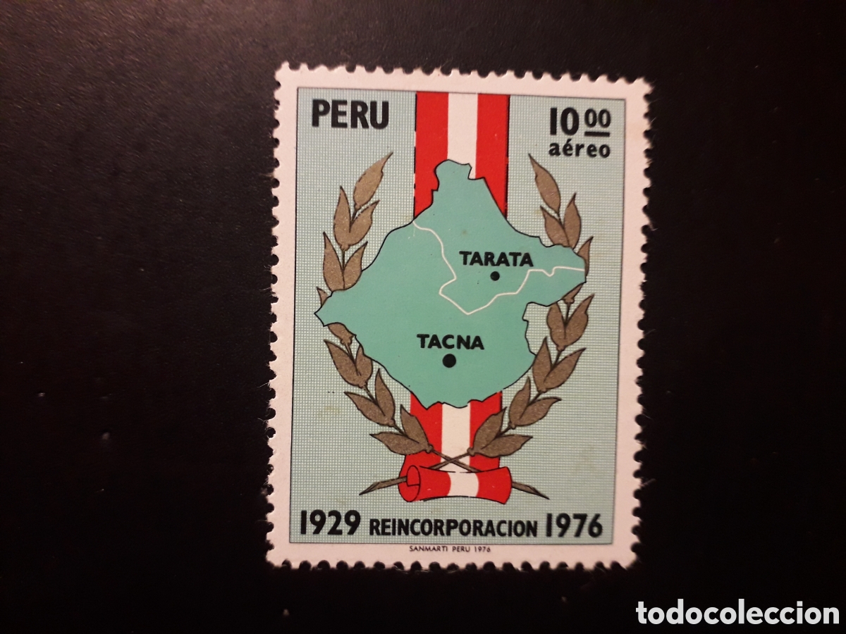 Sellos: PER&Uacute; YVERT A 422 SERIE COMPLETA NUEVA *** 1976 TARATA Y TACNA, MAPAS PEDIDO M&Iacute;NIMO 3&euro;