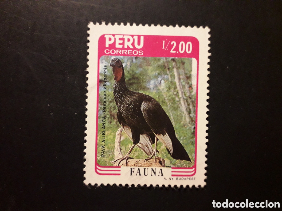 Sellos: PER&Uacute; YVERT 849 SERIE COMPLETA USADA 1986 FAUNA, AVES PEDIDO M&Iacute;NIMO 3&euro;