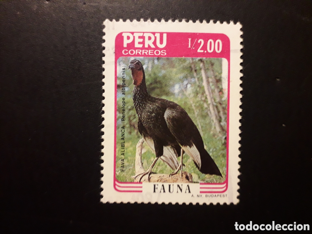 Sellos: PER&Uacute; YVERT 849 SERIE COMPLETA USADA 1986 FAUNA, AVES PEDIDO M&Iacute;NIMO 3&euro;