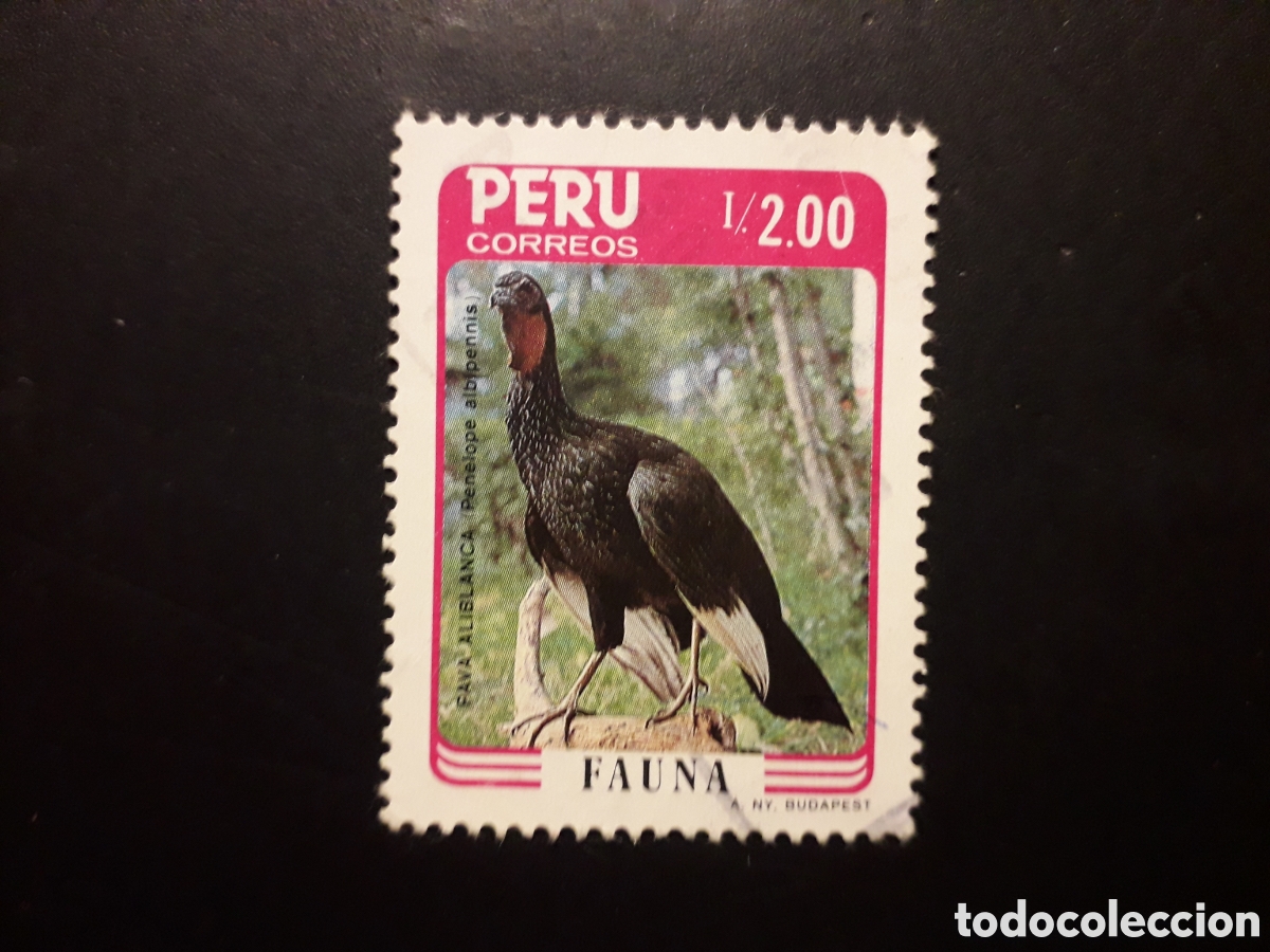 Sellos: PER&Uacute; YVERT 849 SERIE COMPLETA USADA 1986 FAUNA, AVES PEDIDO M&Iacute;NIMO 3&euro;