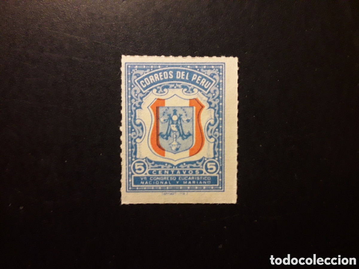 Sellos: PER&Uacute; YVERT 438 SERIE COMPLETA NUEVA *** 1954 PRO CONGRESO EUCAR&Iacute;STICO NACIONAL PEDIDO M&Iacute;NIMO 3&euro;